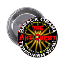 AntiChristObamaDefeat Pin
