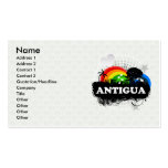 Antigua con sabor a fruta linda plantilla de tarjeta de negocio