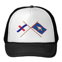 Antillas holandesas y banderas cruzadas Eustatius  Gorro