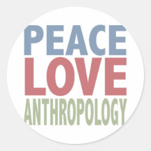 Antropología del amor de la paz etiquetas redondas