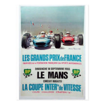 anuncio 1966 de Le Mans Tarjetas Postales