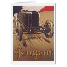 Anuncio 3 de Peugeot del vintage Felicitaciones