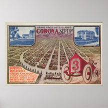 Anuncio del ciclismo en ruta de la corona posters