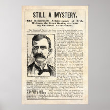 Anuncio del curador del vintage a partir de 1899 posters