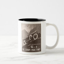 Anuncio del vintage de De Dion Bouton Taza De Café