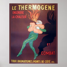 Anuncio del vintage, Thermogene Impresiones