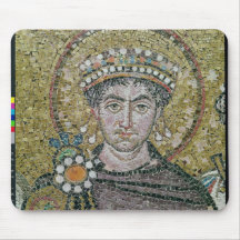 ANUNCIO justiniano del emperador I c.547 Tapetes De Ratones
