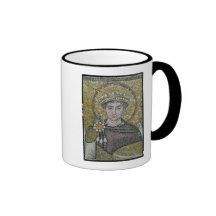 ANUNCIO justiniano del emperador I c.547 Taza De Café