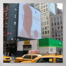 Anuncio NYC de la cartelera Poster