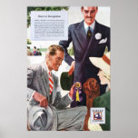 Anuncio oportuno de la ropa del vintage a partir d impresiones