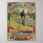 Anuncio para la bicicleta de Columbia Poster