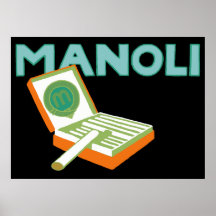 Anuncio retro de 1910 cigarrillos poster