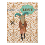 Aoudad de Golddust y amor de la postal del damasco