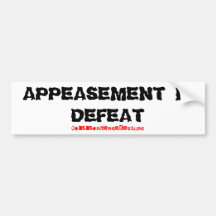 APACIGUAMIENTO ISDEFEAT, CommonSenseDesigns Etiqueta De Parachoque