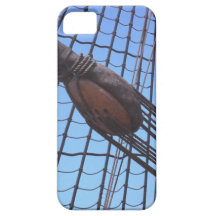 Aparejo con el bloque y los trastos iPhone 5 Case-Mate cobertura
