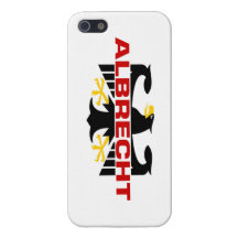 Apellido de Albrecht iPhone 5 Carcasas
