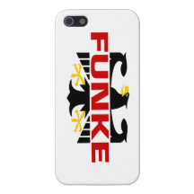 Apellido de Funke iPhone 5 Carcasa