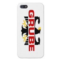 Apellido de Grube iPhone 5 Funda