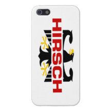 Apellido de Hirsch iPhone 5 Funda