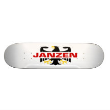 Apellido de Janzen Patines Personalizados