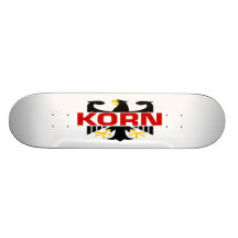Apellido de Korn Patineta Personalizada
