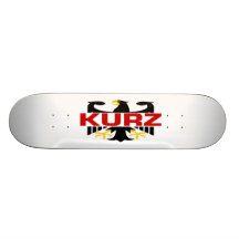 Apellido de Kurz Monopatín Personalizado