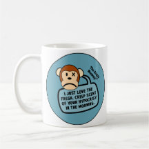 Apenas amo el olor fresco de su hipocresía tazas de café