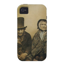 Apenas casado 1860 iPhone 4 funda