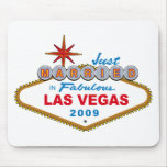 Apenas casado en Las Vegas fabuloso 2009 Alfombrillas De Raton