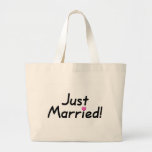 Apenas casado (Hrt rosado) Bolsa