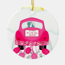 Apenas casado ornaments para arbol de navidad
