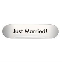 ¡Apenas casado! Patines Personalizados