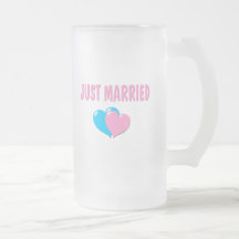 Apenas casado taza de café