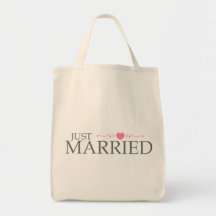 Apenas casado (voluta rosada del corazón) bolsas
