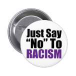 Apenas diga no al racismo pin