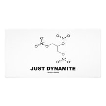 Apenas dinamita (molécula de la química de la nitr tarjetas personales