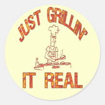 APENAS GRILLIN ÉL REAL PEGATINAS  