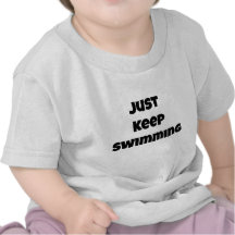 APENAS GUARDE EL NADAR CAMISETAS