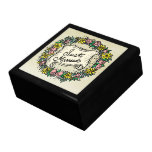 Apenas guirnalda casada cajas de joyas