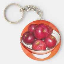 Apenas manzanas escogidas llaveros