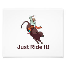 Apenas móntelo vaquero y Bull Cojinete