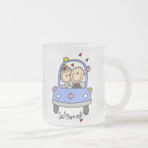 Apenas novia y camisetas y regalos casados del nov tazas de café