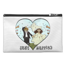 Apenas novia y novio casados