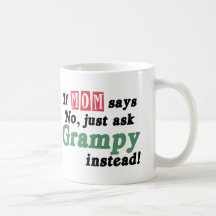 Apenas pida Grampy Taza De Café