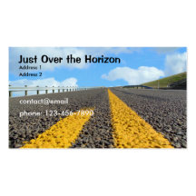 Apenas sobre el horizonte tarjeta de visita