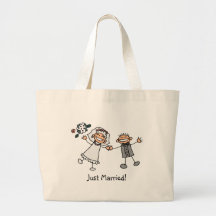 Apenas totebag casado bolsas lienzo