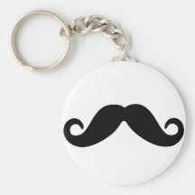 apenas un llavero del bigote