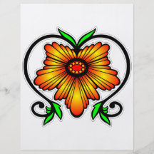 Apenas una flor bonita tarjetón