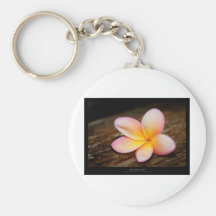 Apenas una flor - flor simple 003 llaveros personalizados