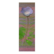 Apenas una señal del ~ de la flor tarjeta de visita